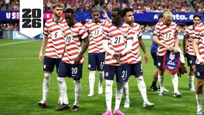 Jugadores de Estados Unidos tras un partido.