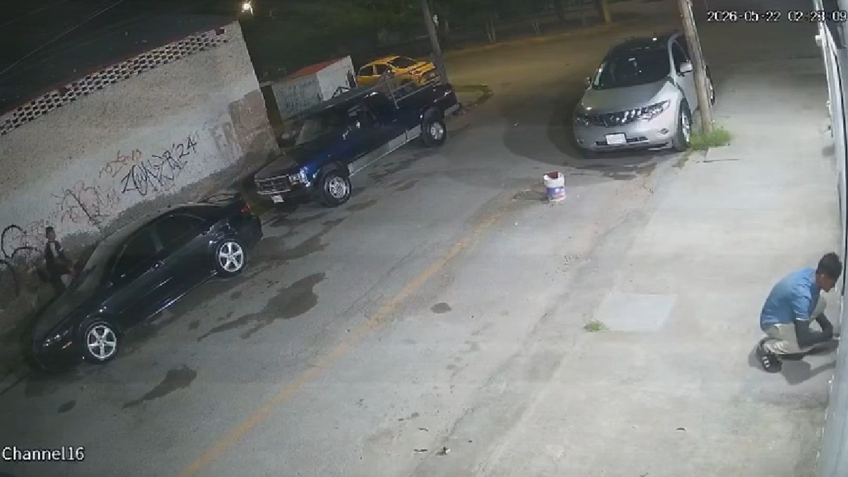 Captura de cámara de seguridad