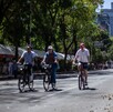 Ciclistas del Paseo Dominical en Ciudad de México