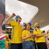 Fanático mexicano con afición sueca