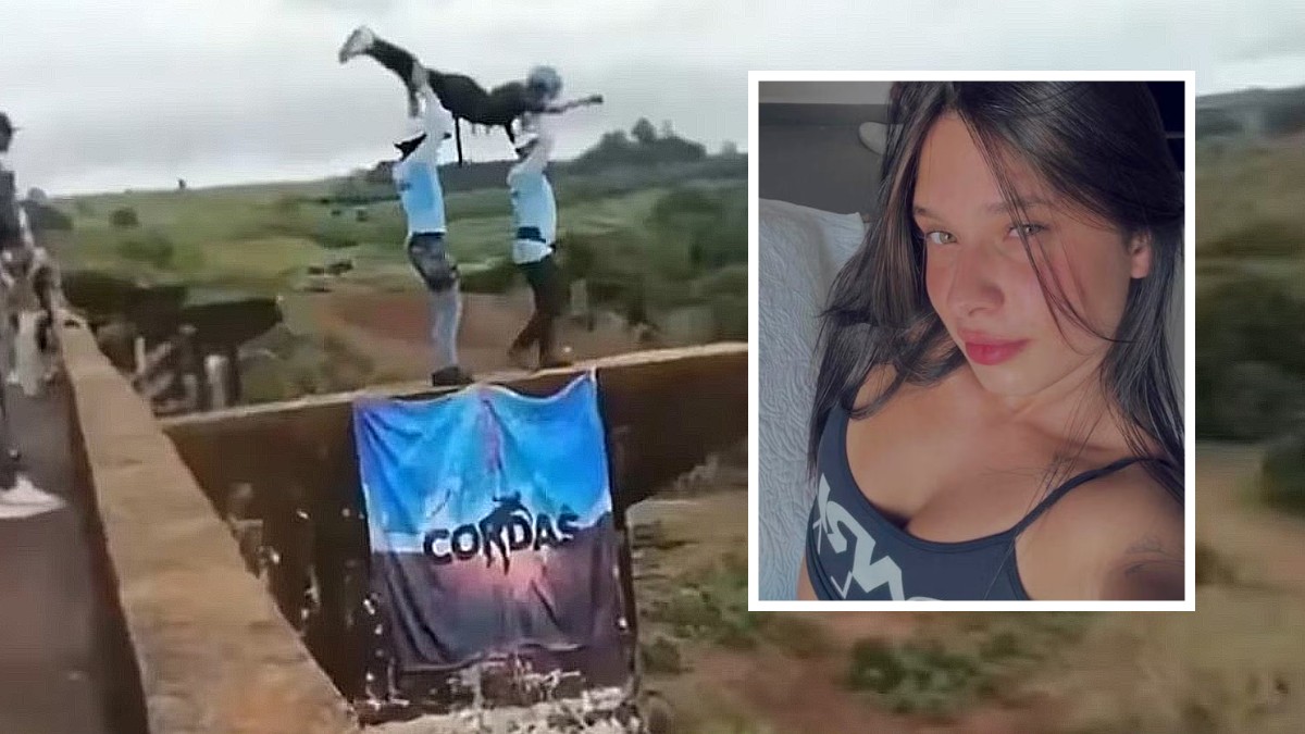 Maria Eduarda, de 21 años, falleció tras ser lanzada al vacío sin cuerdas de seguridad en la Ponte do Esqueleto, Brasil; arrestan a tres instructores.