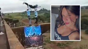 Maria Eduarda, de 21 años, falleció tras ser lanzada al vacío sin cuerdas de seguridad en la Ponte do Esqueleto, Brasil; arrestan a tres instructores.