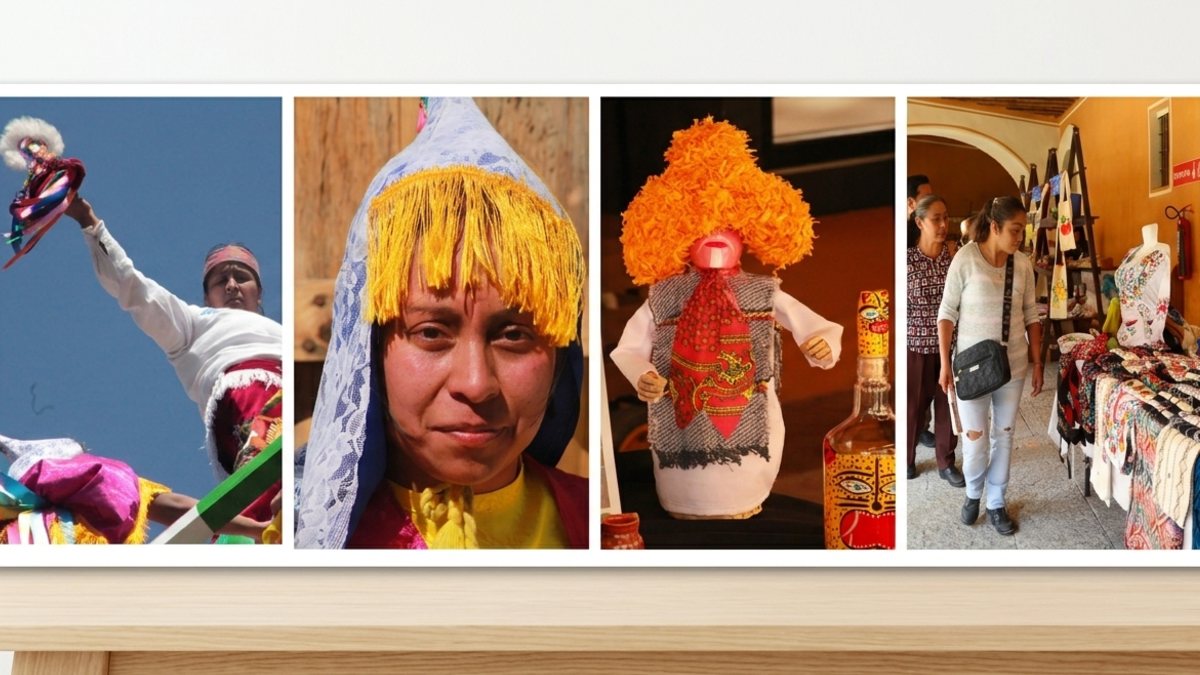 Personas con vestimenta tradicional en danzas y rituales culturales