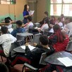 Salón durante una clase de educación básica en Jalisco