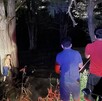 Rescate de familia en río La Silla en Guadalupe.