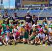 Oscar Villarreal y Héctor Jaques de Sultanes estuvieron presentes en el Walmart Park para convivir con niños, niñas y Minions previo a la nueva película.