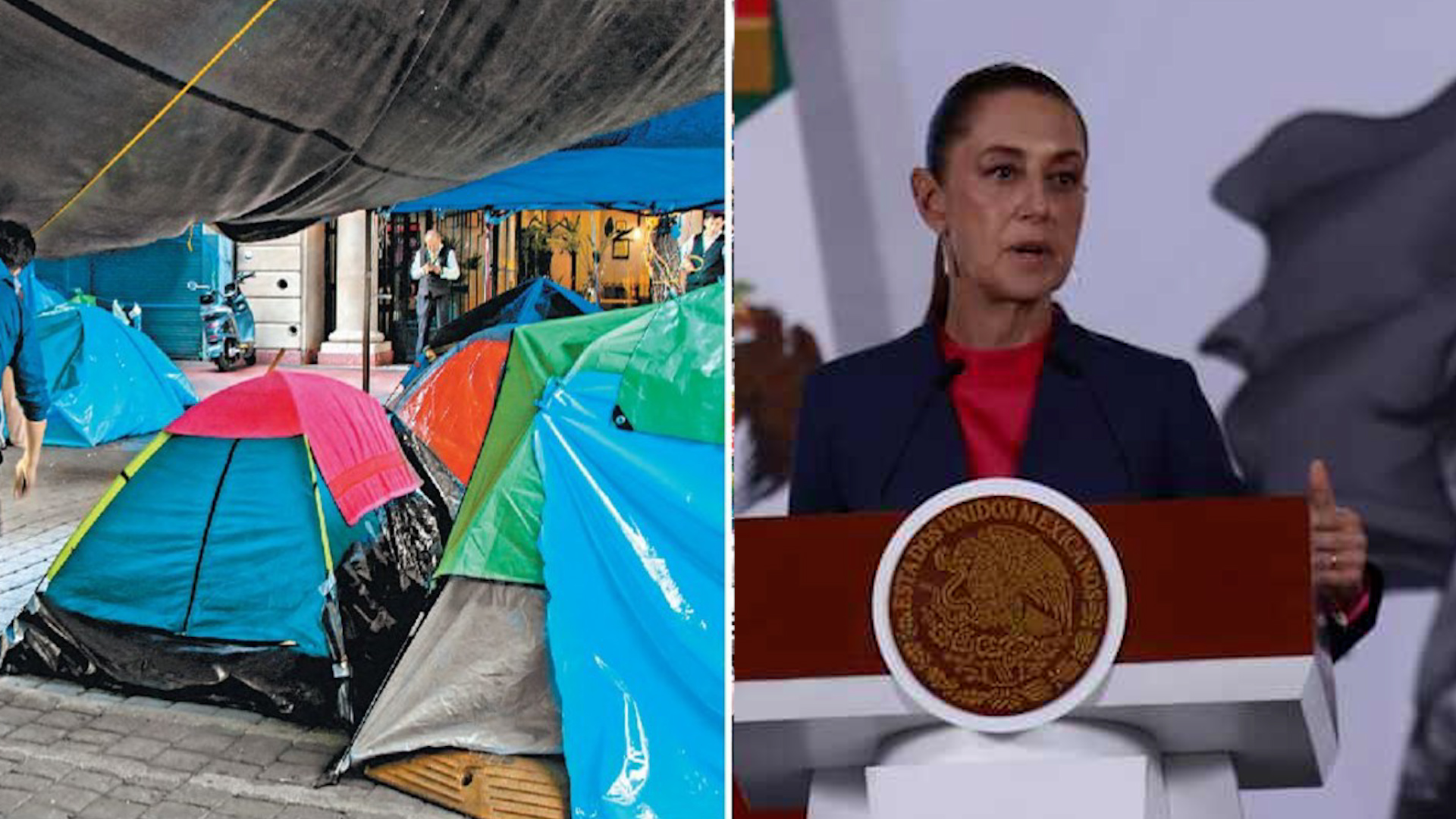 SNTE abandona plantón en Centro Histórico de CDMX tras cierre de diálogo con Sheinbaum. Campamento reducido, vialidades liberadas.