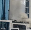 La tarde del lunes ciudadanos reportaron incendio en el Metropolitan Center en San Pedro.