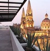 Hotel y la Catedral de Guadalajara