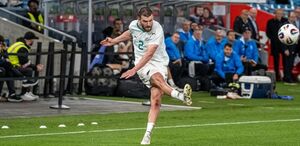 Tim Payne disputando un partido con la Selección de Nueva Zelanda.