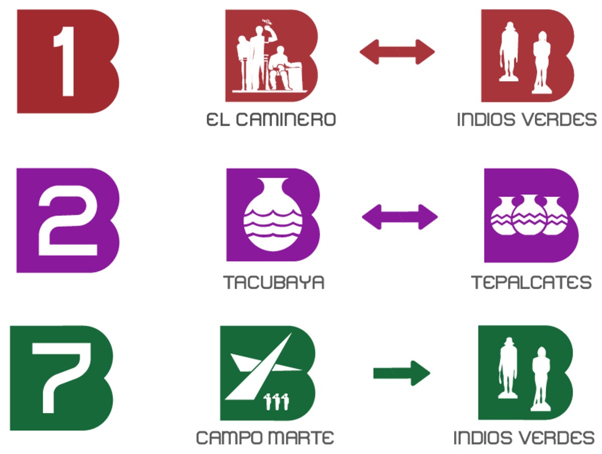 Líneas con horario nocturno del Metrobús
