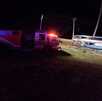 La madrugada de este viernes un choque entre un tráiler y un camión de pasajeros dejó a varios heridos y muertos en San José de Iturbide.