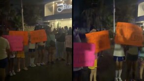 El incidente ocurrió en el cruce de las calles San Ángel y Valle Alto.