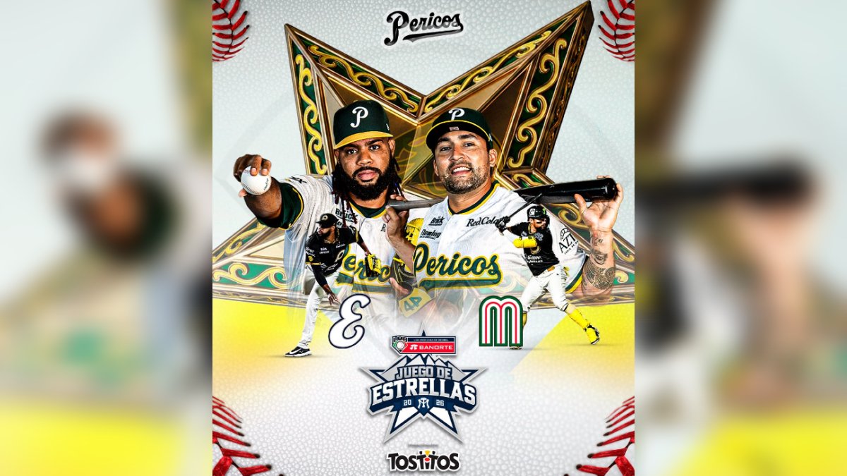 poster de dos jugadores de beisbol del equipo pericos de puebla