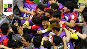Los jugadores de Corea del Sur
