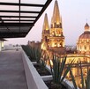 Hotel y la Catedral de Guadalajara