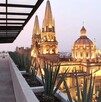 Hotel y la Catedral de Guadalajara