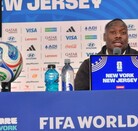 Entrenador de la Selección de Senegal en conferencia de prensa.