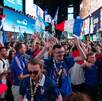 Afición de Francia festejando una noche previa al debut de su Selección en Estados Unidos en el Mundial 2026.