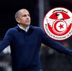 Sabri Lamouchi, entrenador de la Selección de Túnez durante el debut mundialista.