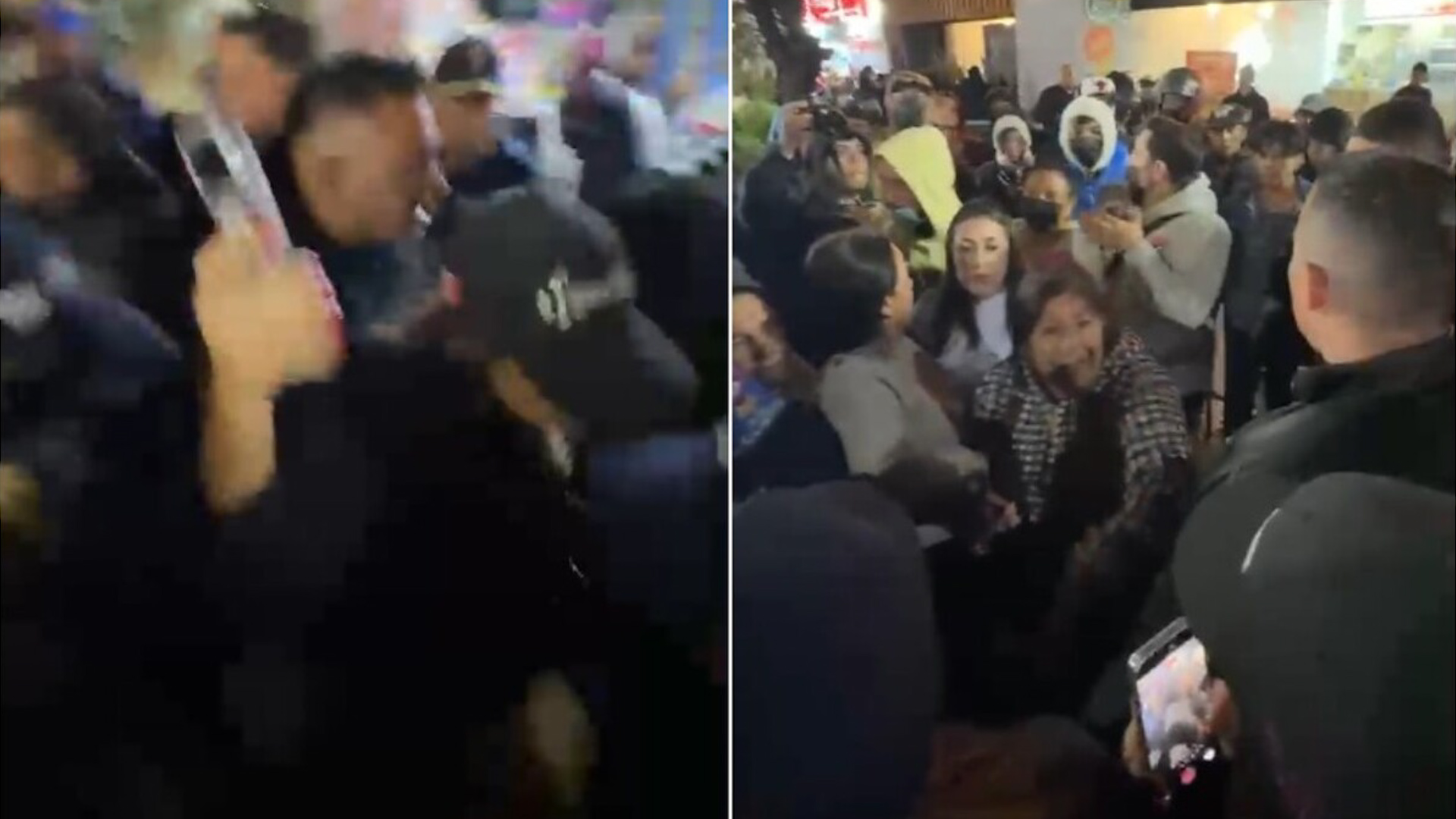 Alessandra Rojo de la Vega agredida a patadas por 50 comerciantes ambulantes en Zona Rosa. 7 policías auxiliares lesionados. Seguridad Ciudadana no intervino.