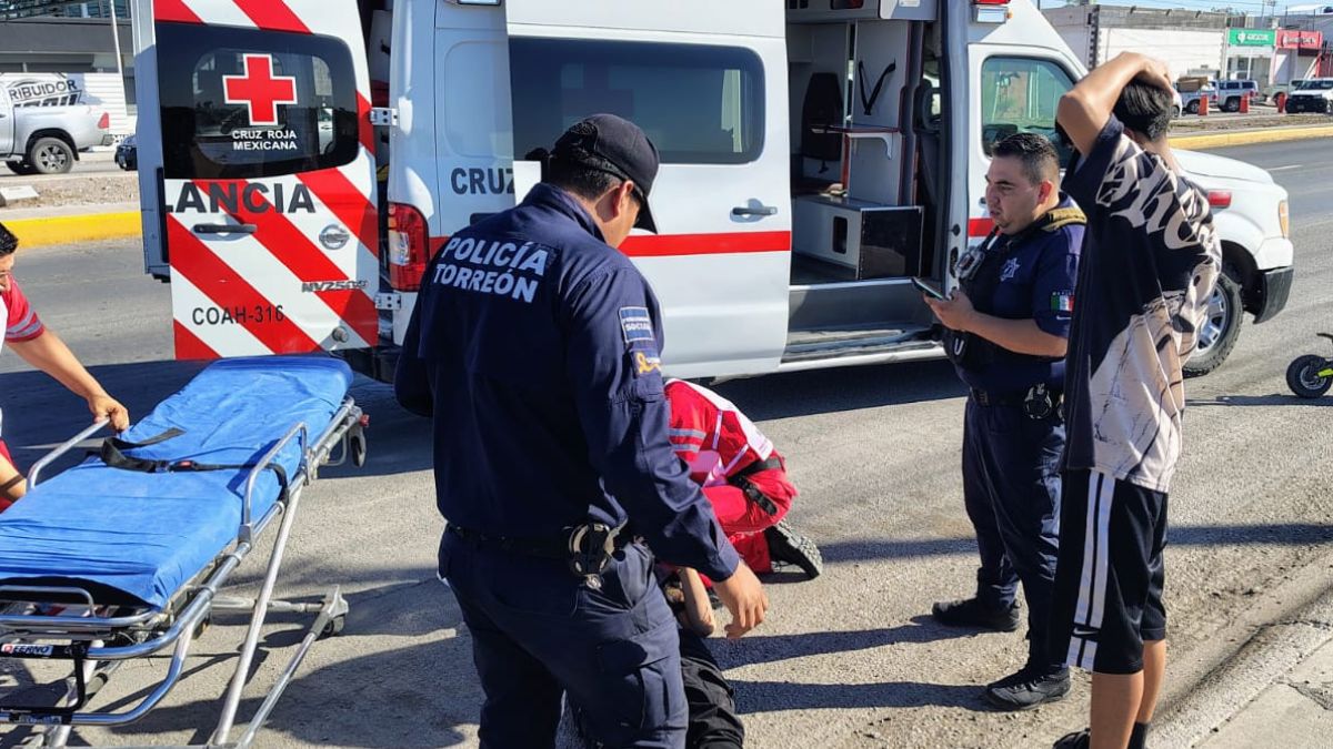 accidente en la torreón san pedro.