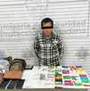 Hombre detenido por la Comisaría de Seguridad y Protección Ciudadana de Saltillo junto a carteras, identificaciones y tarjetas de crédito aseguradas