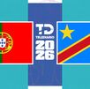 Portugal y República del Congo se enfrentan en el Grupo K del Mundial 2026.