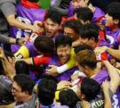 Los jugadores de Corea del Sur