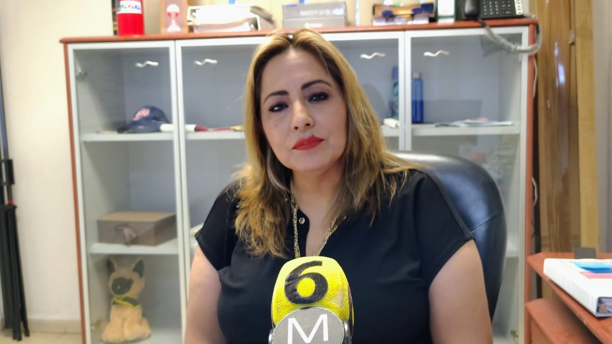 La titular de Protección Civil en la Laguna, Claudia.