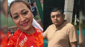 A la izquierda la foto de una mujer identificada como Yesica Rosas Salgado. A la izquierda la foto de un hombre identificado como Julio César Cruz Miñon
