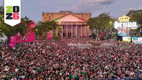 Fan Festival Guadalajara lleno en Plaza Liberación
