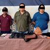 Hombres y mujer detenidos con droga en Guadalupe.