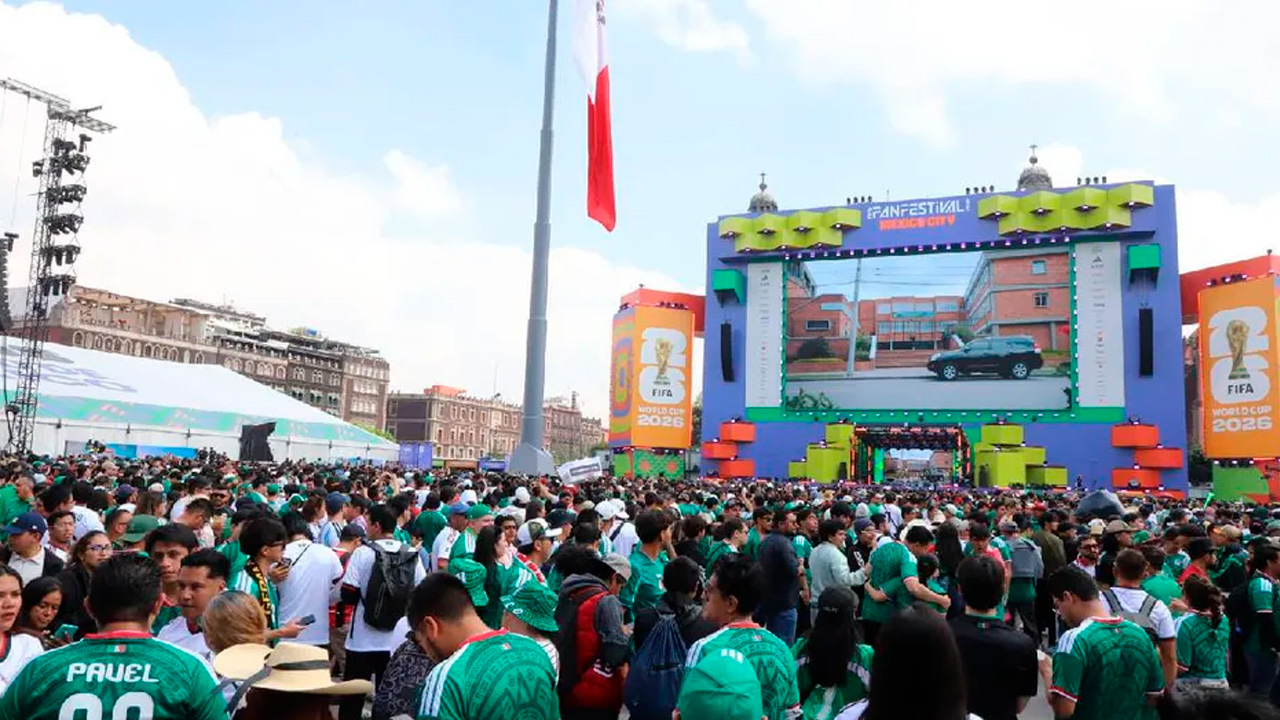 El Fan Fest del Zócalo acumuló 412 mil asistentes y posicionó a la Ciudad de México como la sede con mayor participación del Mundial 2026.
