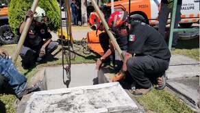 Movilización de elementos de Protección Civil en Guadalupe.