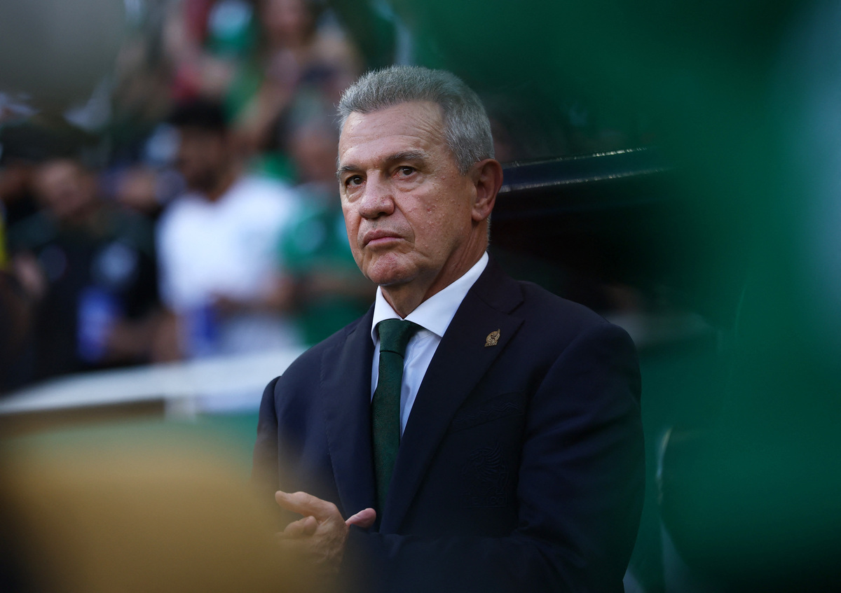 Javier Aguirre en el partido México vs Corea del Sur Mundial 2026