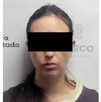 Ficha de sentencia de la Fiscalía de Jalisco de Aurora 'N' con una fotografía de la mujer con los ojos censurados con un recuadro negro