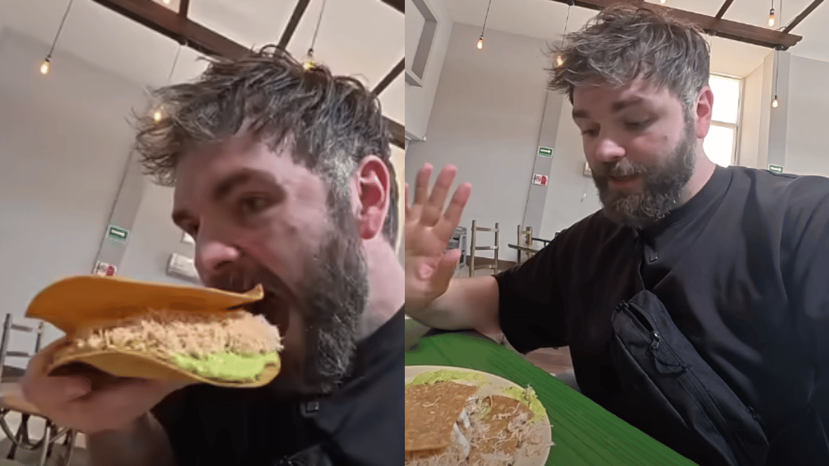 El creador de contenido Cecil Travels se hizo viral por compartir su reacción al probar una tostada de la Siberia.