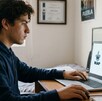 Aspirante realizando examen de admisión de la BUAP 2026 en su cuarto