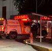 Elementos de protección civil y bomberos acuden ante incendio en empresa de autopartes