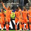 Jugadores de la Selección de Países Bajos festejando un gol ante Japón en el debut del equipo en la Copa del Mundo 2026.