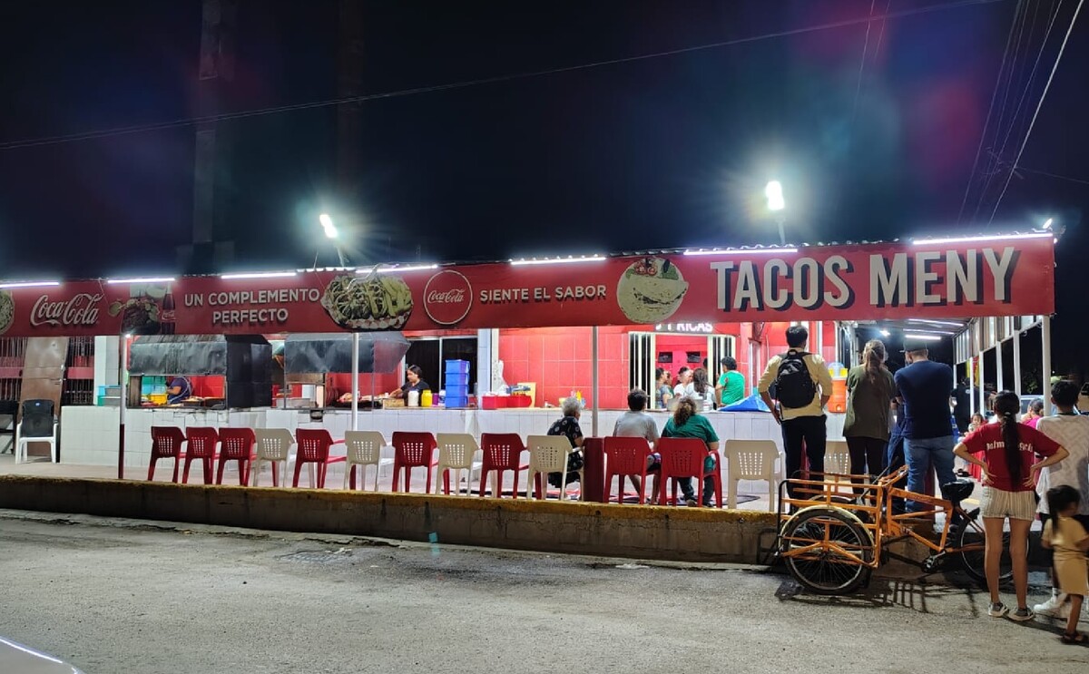 Tacos Meny en Matamoros.