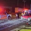 El conductor de un Tsuru resultó lesionado tras perder el control y volcar sobre la Carretera Huinalá-Dulces Nombres en Apodaca.
