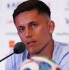 Brian Rodríguez hablando en conferencia de prensa previo al partido Uruguay vs Cabo Verde en el Mundial 2026.