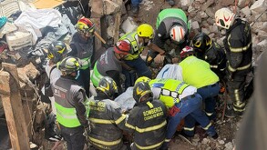 persona muerta por Casa derrumbada en Colonia Hipódromo