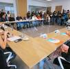 Una foto de la reunión y presentación de la SICyT