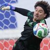 Memo Ochoa entrenando con la Selección Mexicana.