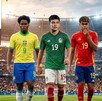 Endrik, Gilberto Mora y Lamine Yamal en el Mundial 2026.