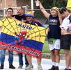 Afición colombiana en Guadalajara