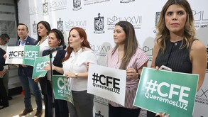 Diputadas y diputados locales y federales del PAN se pronuncian respecto a los recientes apagones